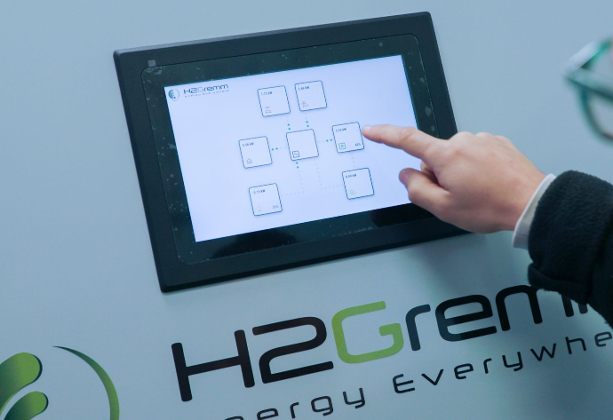 Interface de contrôle H2Gremm pour système de gestion d’énergie hydrogène