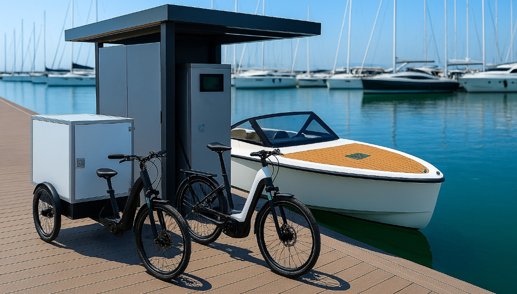 Solutions de mobilité autonome alimentées à l’hydrogène avec vélos et bateau électrique